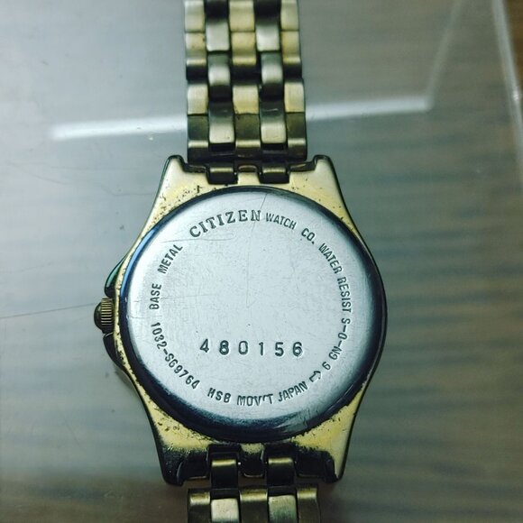 Citizen Quartz Watch Vintage Gold Tone Roman Numeral Dial Wristwatch Timeless main image 11